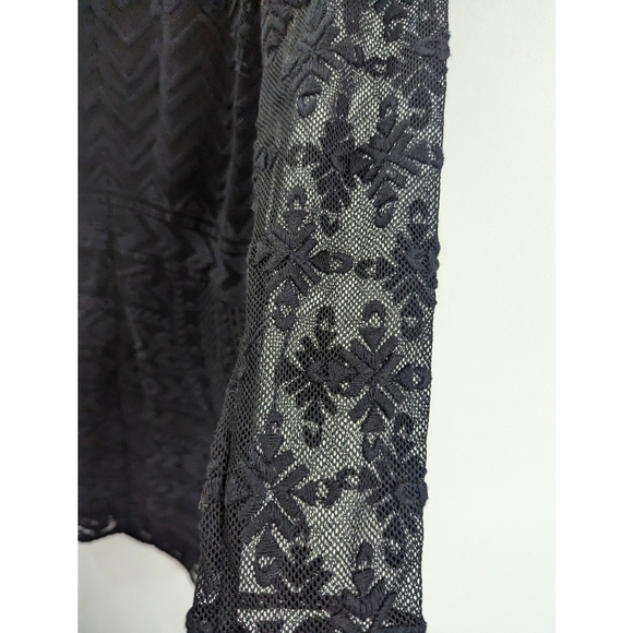 Isabel Marant X H&M Limited Edition Black Mini Lace Dress Women's Size 4 - Picture 7 of 16